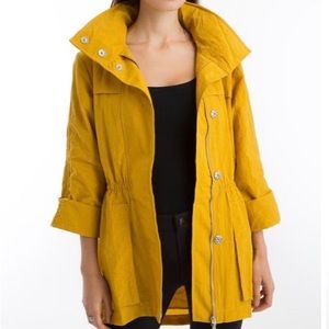 NWT Anorak - Crinkle Nylon Anorak in New Curry Size XS Fits Like Small